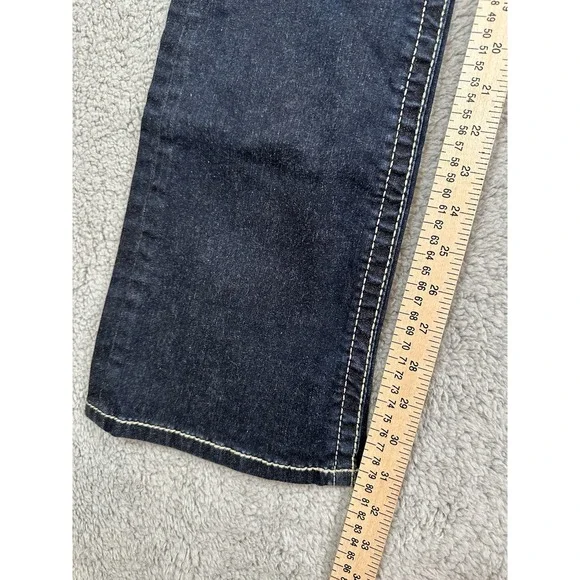 BKE Payton Jean Womens 29L (29x33.5) Boot Stretch Jeans Dark Wash Denim Stitch - Picture 6 of 14